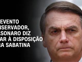 Em evento conservador, Bolsonaro diz que está à disposição da imprensa para 'ser sabatinado sobre qualquer coisa'