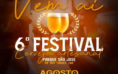 Anote na agenda: 6ª edição do Festival de Cerveja Artesanal de São José dos Pinhais será em agosto