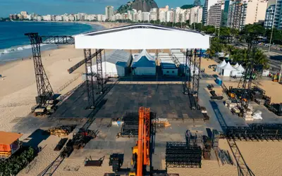 Palco da Madonna em Copacabana terá 821m², o dobro do tamanho do usado na turnê mundial