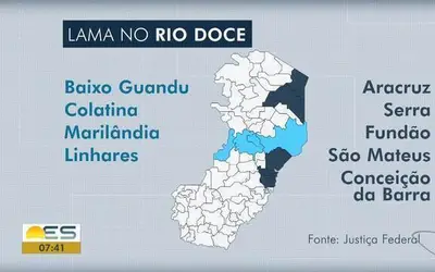 Caso Samarco: Justiça inclui cinco cidades em rol de áreas atingidas