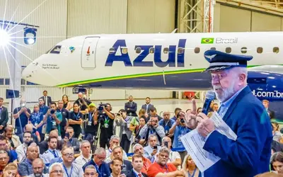 Em evento na Embraer, Lula (PT) critica contratações de brasileiros pela Boeing: 